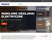 Tablet Screenshot of grzejnikiadax.pl